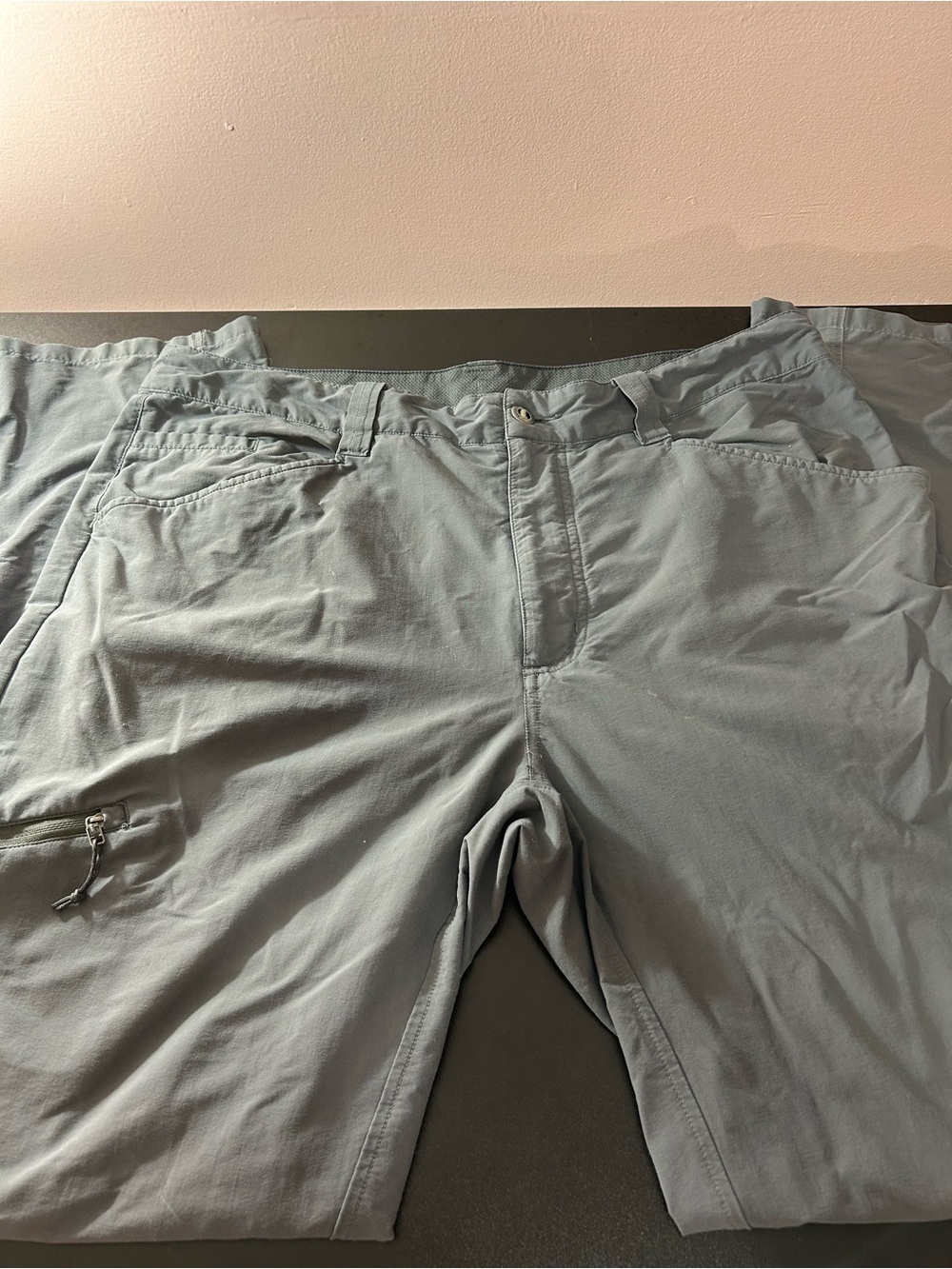Patagonia Quandary Hiking Pants Men’s Size 36 Gray Green Stretch Nylon Outdoor